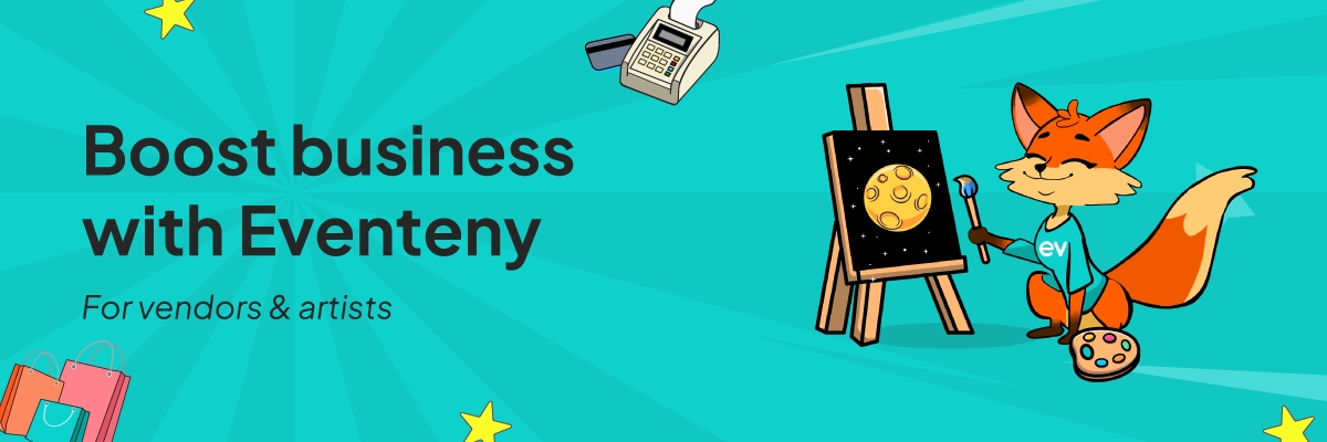 Boost business with Eventeny for vendors & artists cover image