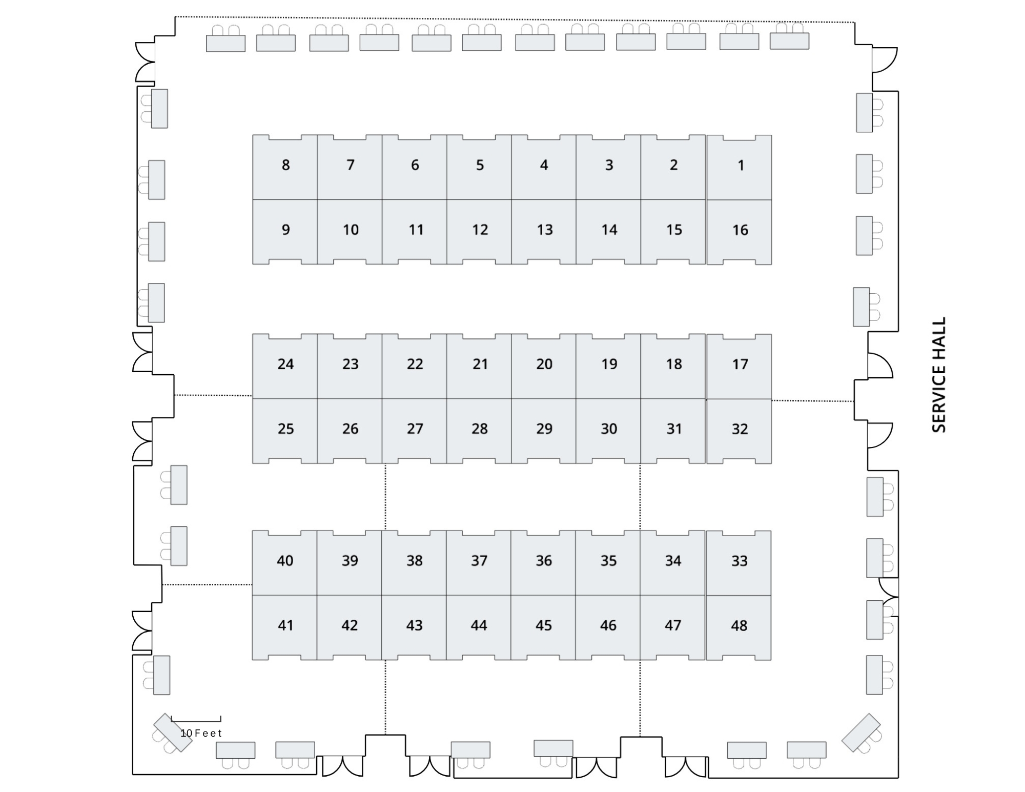 Vendor Hall Map Queen City Anime Con 2026 Eventeny 27579 Map Back 2400 