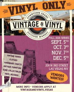 Vinyl Records  ONLY&ndash; Event Series Application 2026