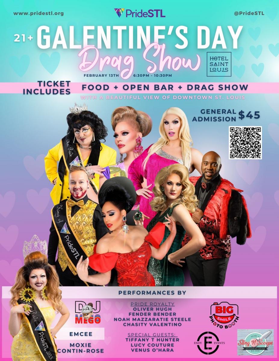 PrideSTL Galentine's Day Drag Dinner