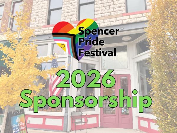 2026 Spencer Pride Festival Sponsorship