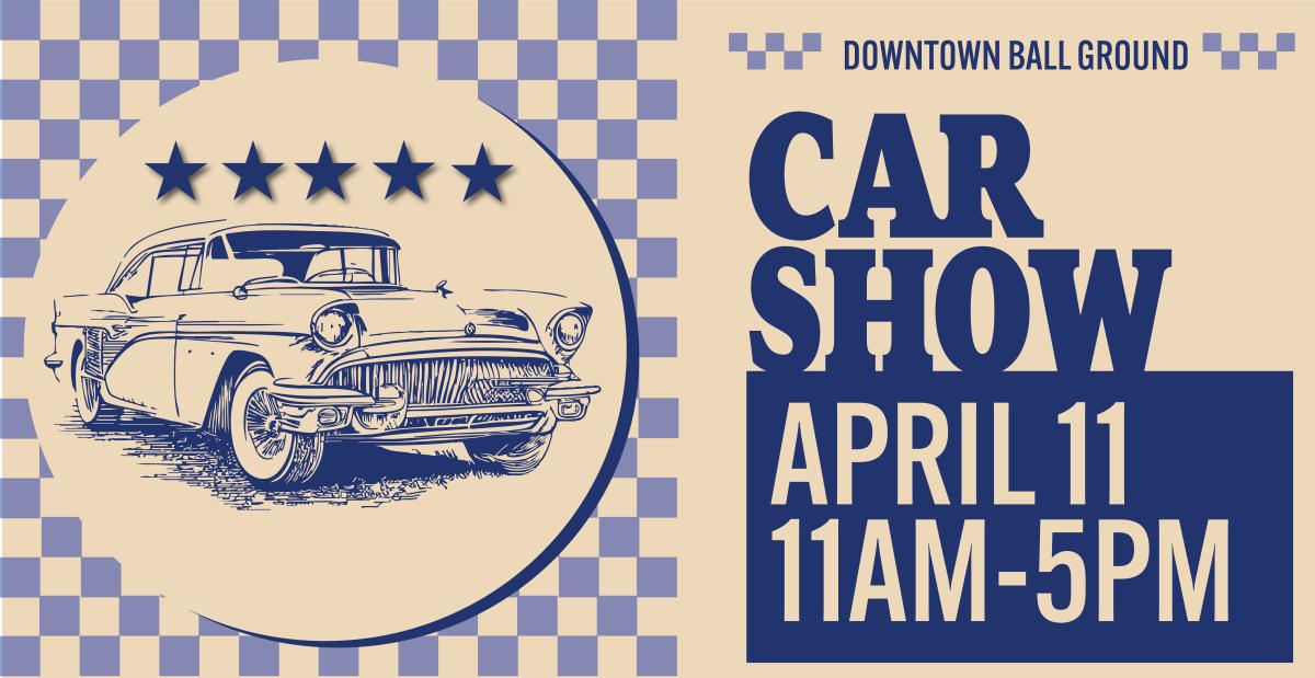 Downtown Ball Ground Car Show