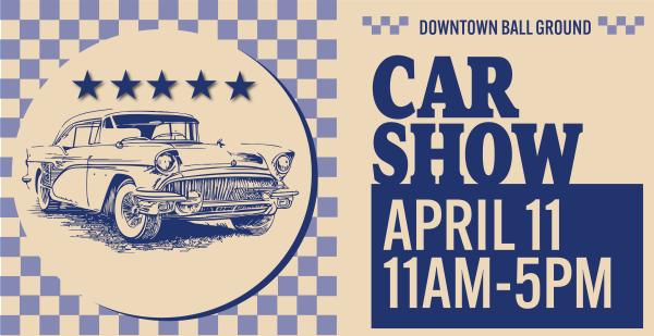 Downtown Ball Ground Car Show