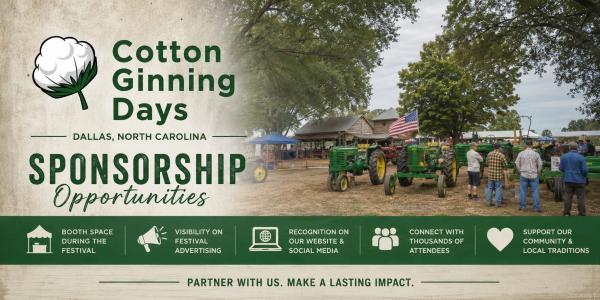 Cotton Ginning Days Sponsorship