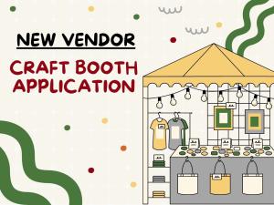 New Vendor Craft Booth Application