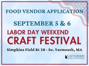 Food Vendor - South Yarmouth, MA - September