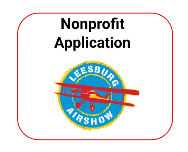 Nonprofit Application - 2026 Leesburg Airshow
