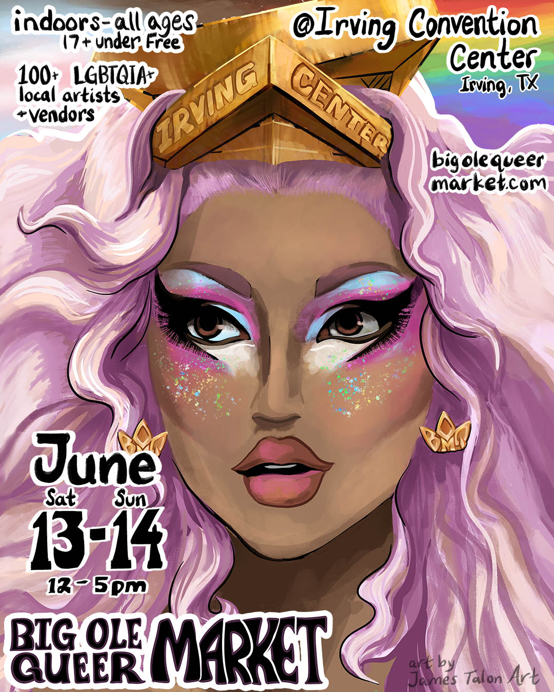 IRVING Big Ole Queer Market Pride 2026 Entry Ticket cover picture