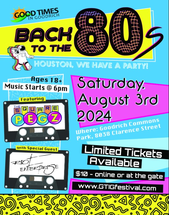 2024 Back to the 80's By Good Times in Goodrich cover image