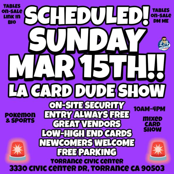 LACD Vendors March 15th