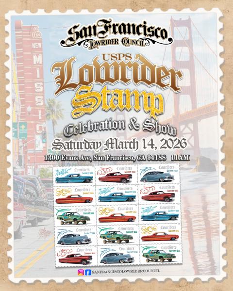 2026 Lowrider Stamp Celebration and Show Vehicle Registration