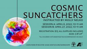 Session B: Non-Member Registration for Cosmic Suncatchers cover picture