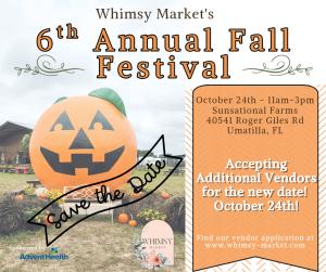 Oct 10, 2026 - 6th Annual Fall Festival
