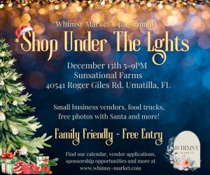 Dec 12, 2026 - Shop Under the Lights