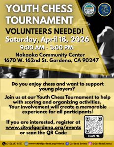 Youth Chess Judge Volunteers