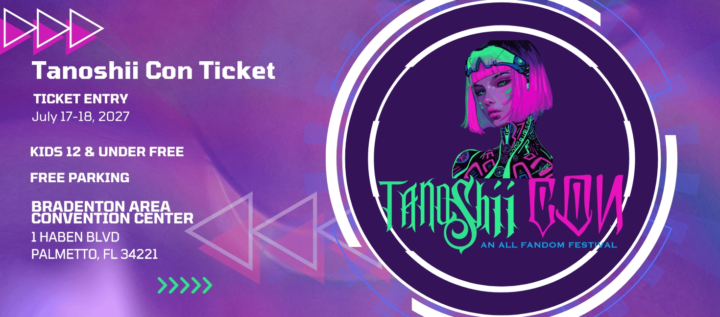 Tanoshii Con Saturday General Admission Ticket- Early Bird Pricing cover picture
