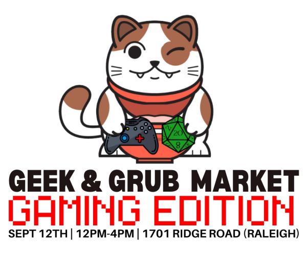 2026 Raleigh Gaming Market Vendor Application