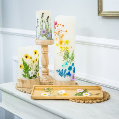 6:00pm Pressed Flower Candle Creativity Workshop cover picture