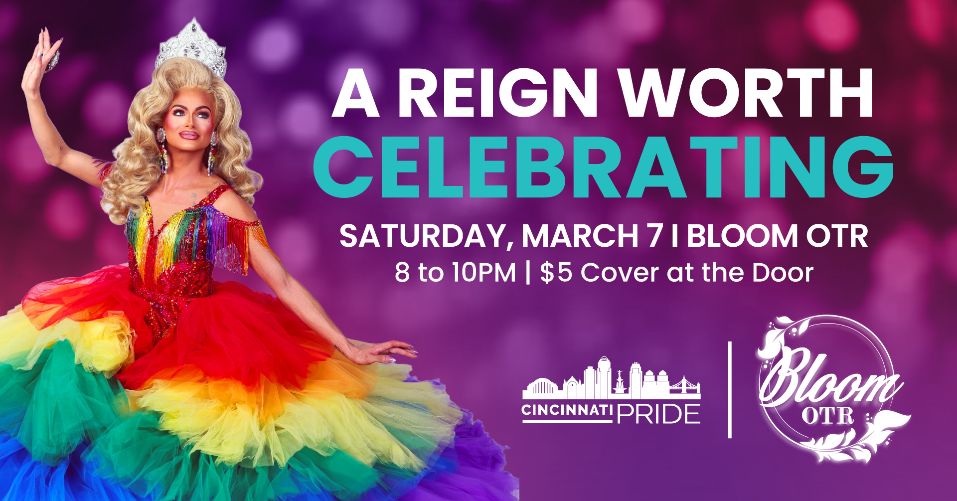 Chasity Marie: A Reign Worth Celebrating - fundraiser for Cincinnati Pride