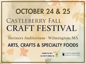 Juried Artisan - Wilmington MA - October