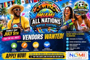 Miami All Nartions Water Festival  Family Day July 5th