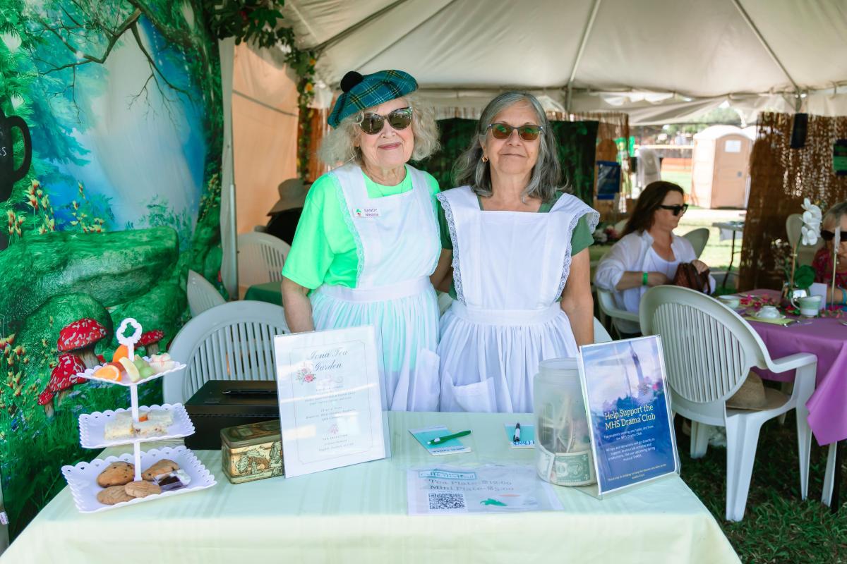 Afternoon Tea at the Iona Tea tent cover picture