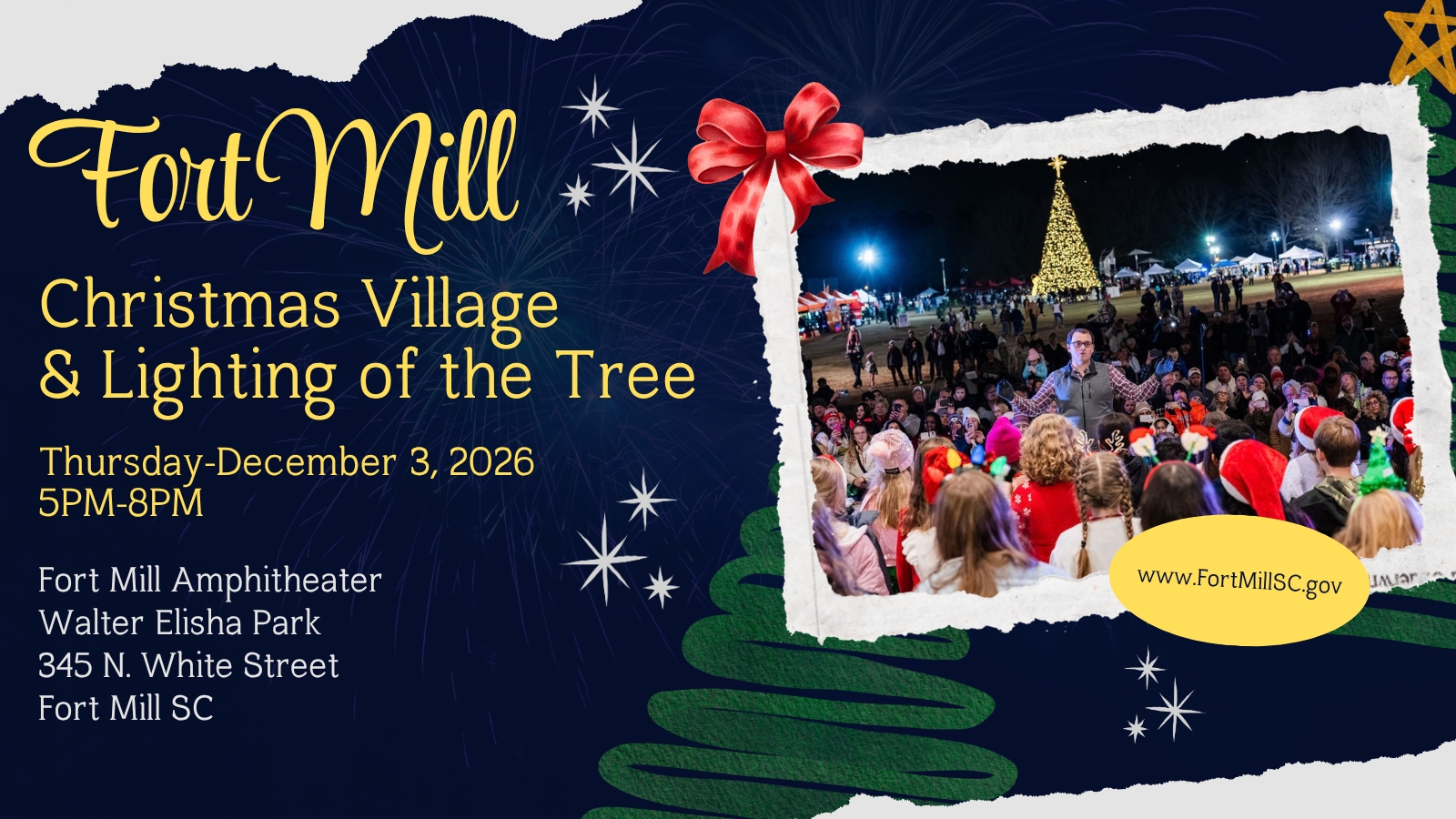 2026 Fort Mill Christmas Village & Tree Lighting