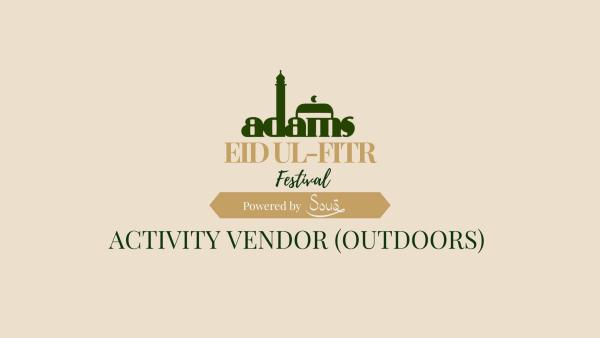 Activity Vendors (Outdoors)