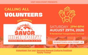 Savor High Point Volunteer Application