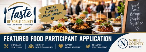 Taste of Noble County &mdash; Featured Food Participant Application