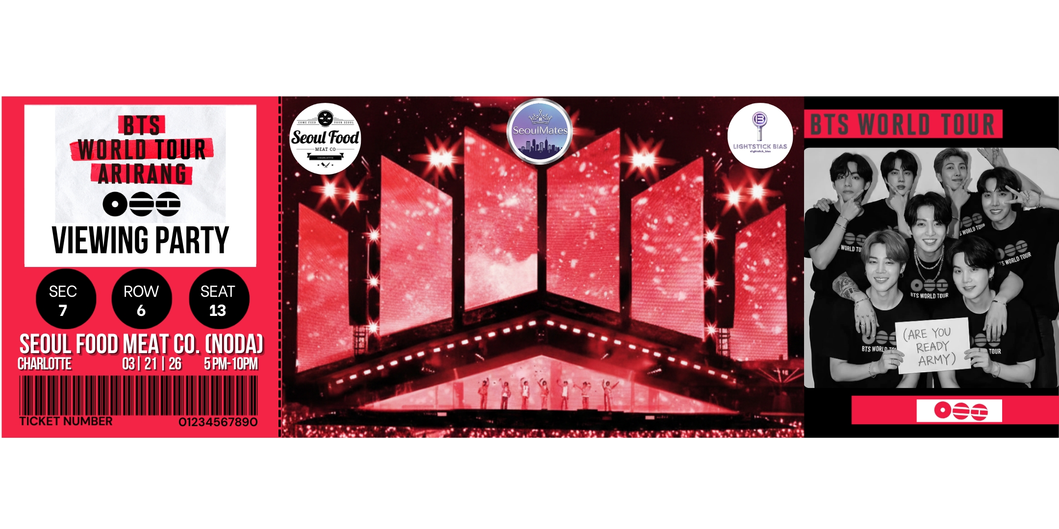 BTS ARIRANG Comeback FREE Watch Party