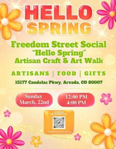 Freedom Street Social's Fourth Sundays Artisan Craft & Art Walk
