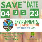 Environmental Art & Music Festival  (Saturday April 22, 2023)