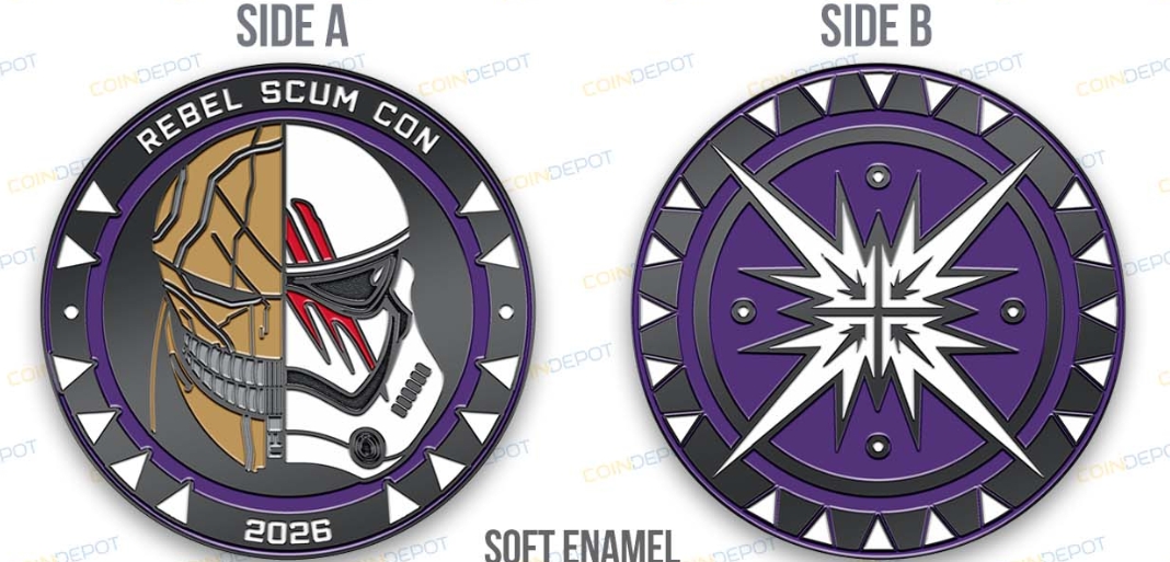 Rebel Scum Con 2026 Challange Coin Pre-Sale cover picture