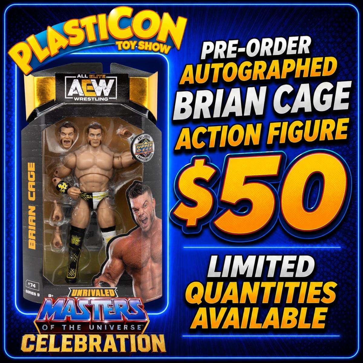 Brian Cage - SIGNED ACTION FIGURE cover picture