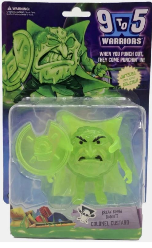 9-5 Warriors - Colonel Custard Glow in the Dark - Kickstarter Exclusive cover picture