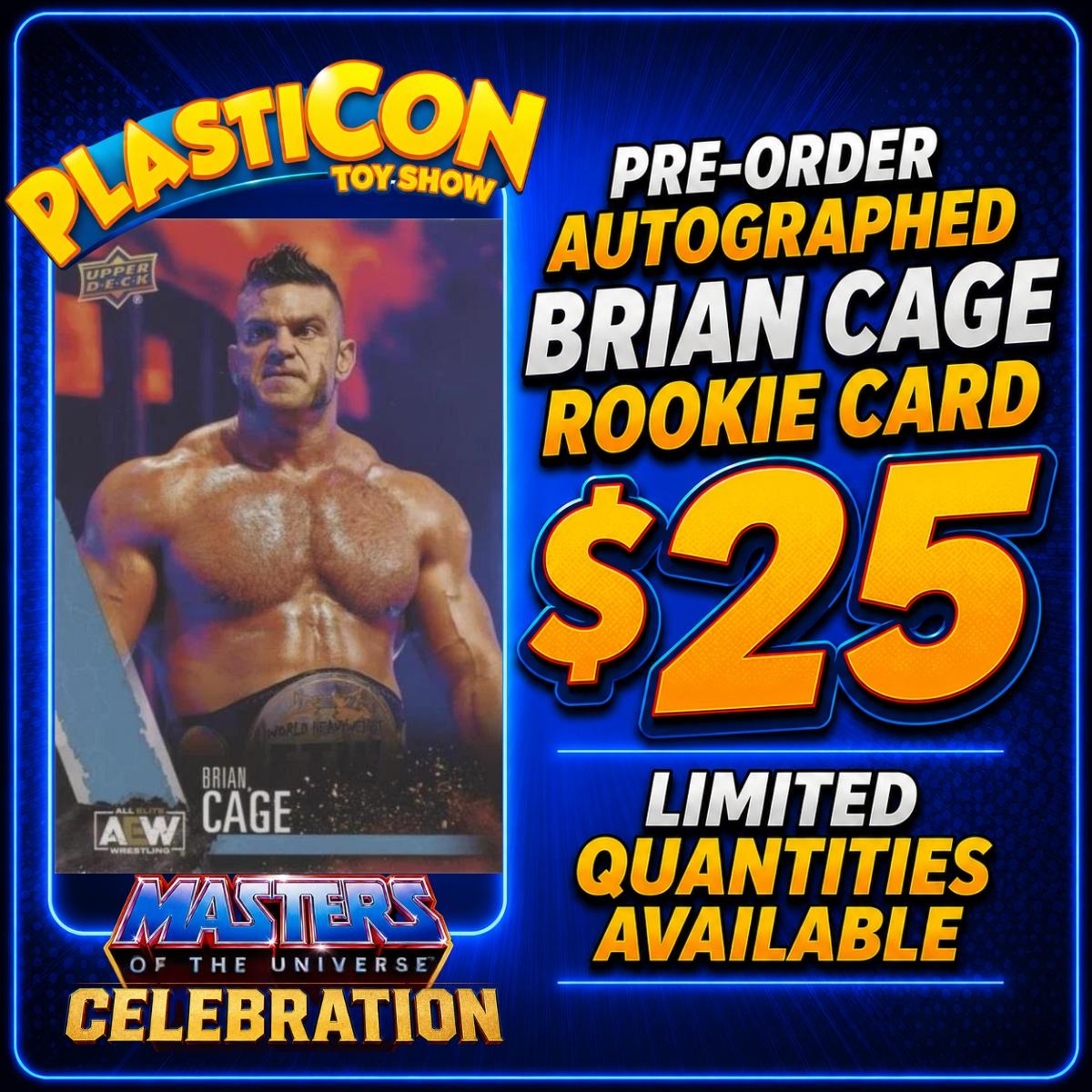 Brian Cage - Autographed AEW Rookie Card cover picture
