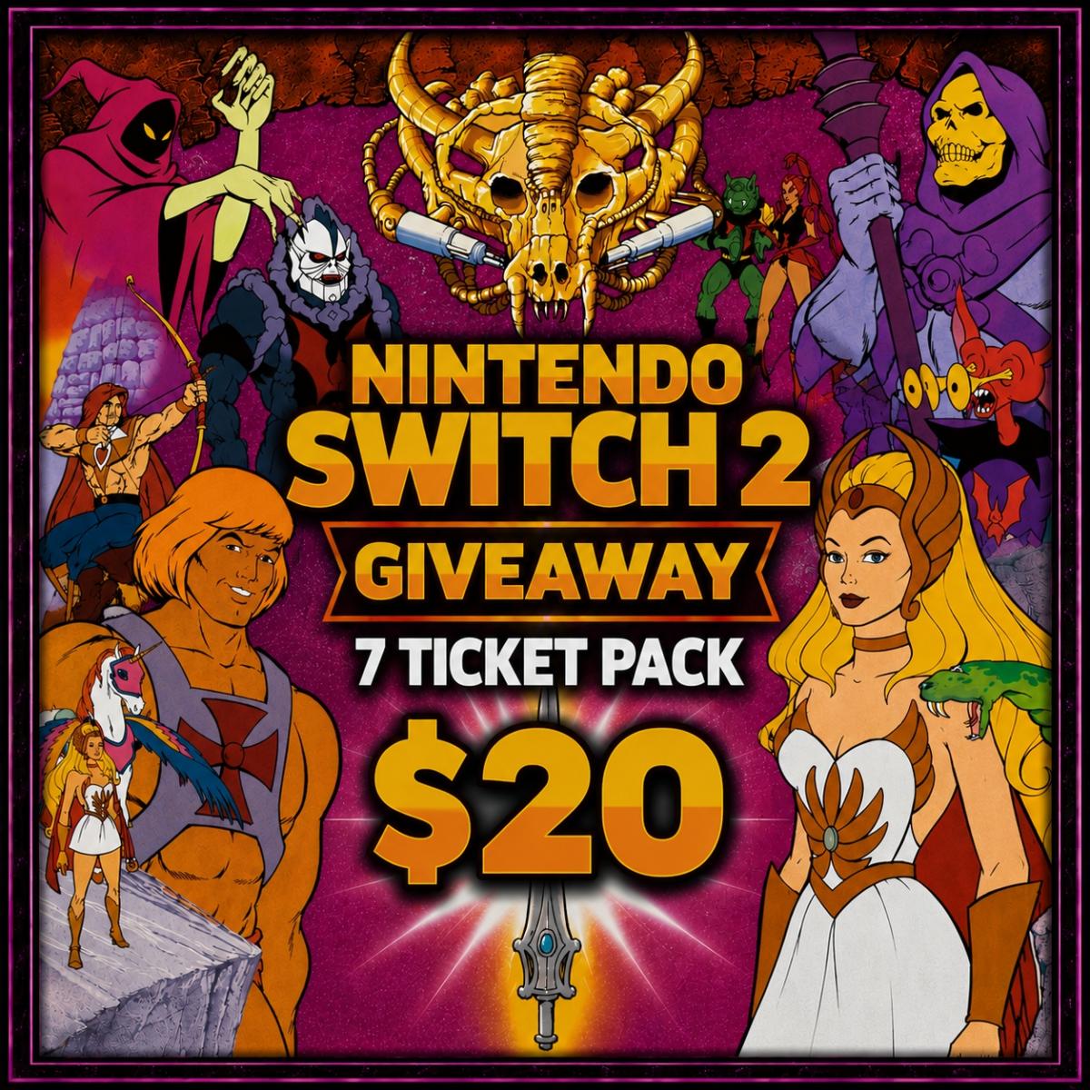 Nintendo Switch Giveaway 7 Ticket Pack ($20) cover picture