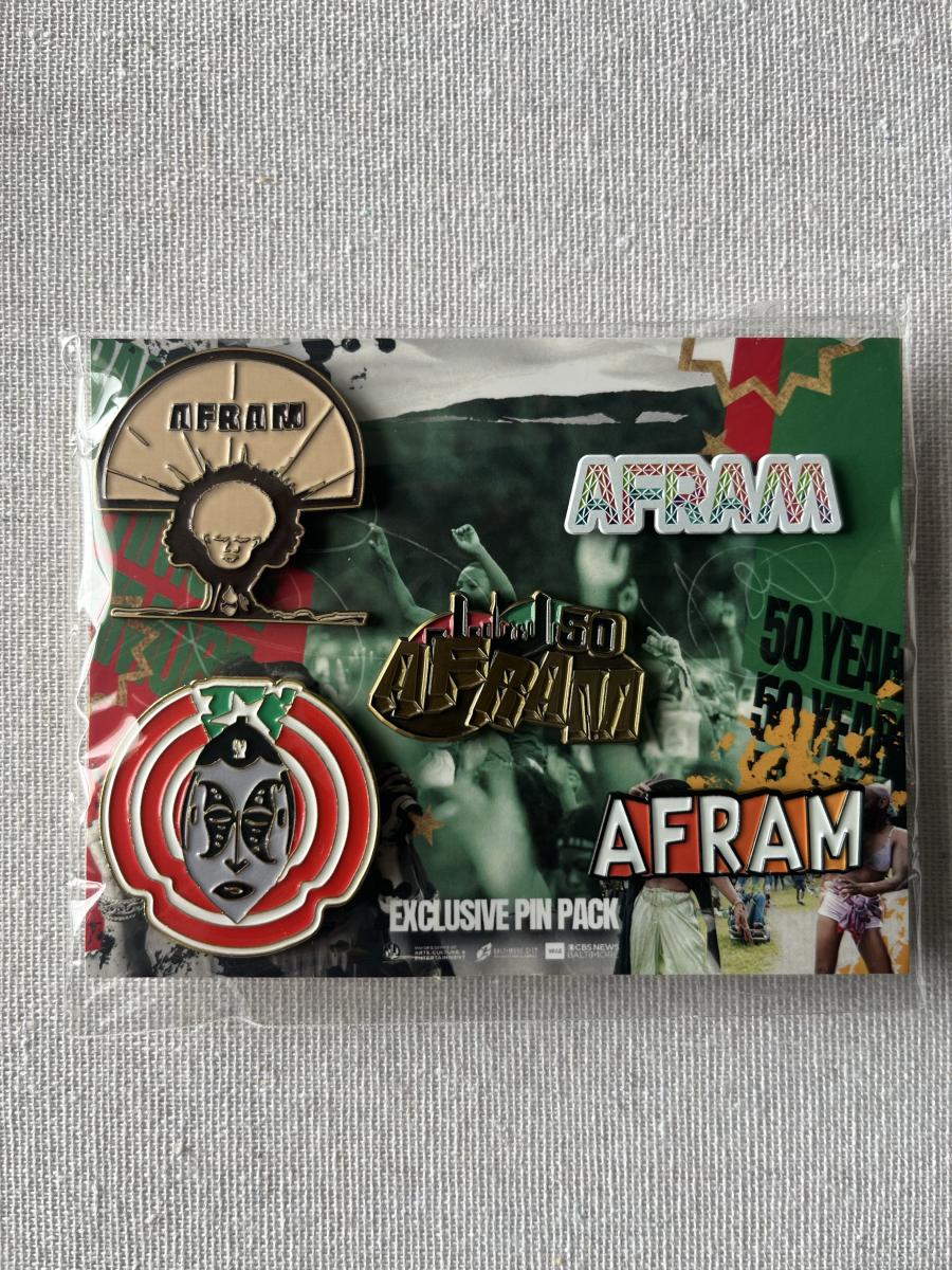 Exclusive AFRAM50 Lapel Pins (5-Pack) cover picture