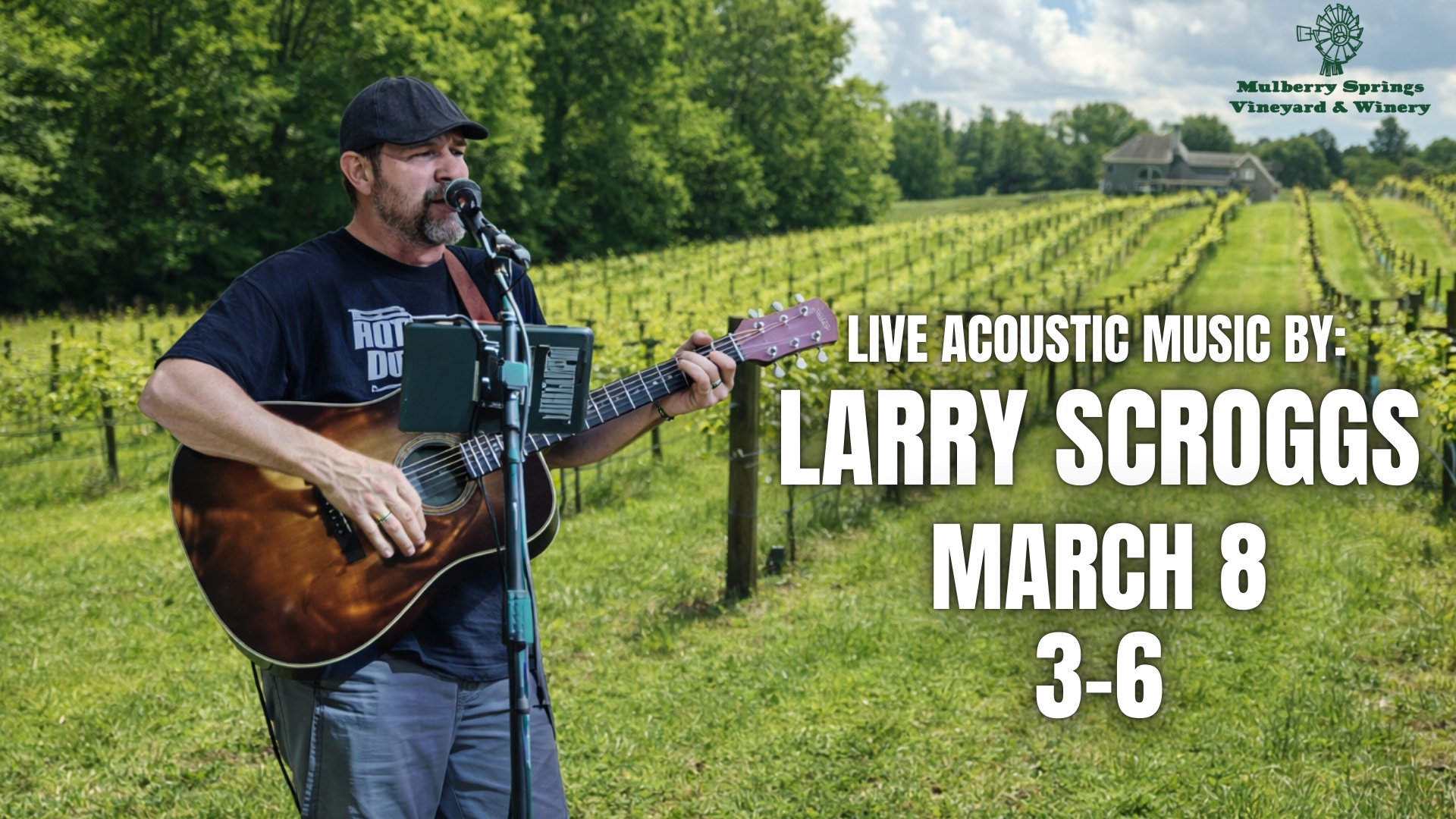 Larry Scroggs at Mulberry Springs Winery
