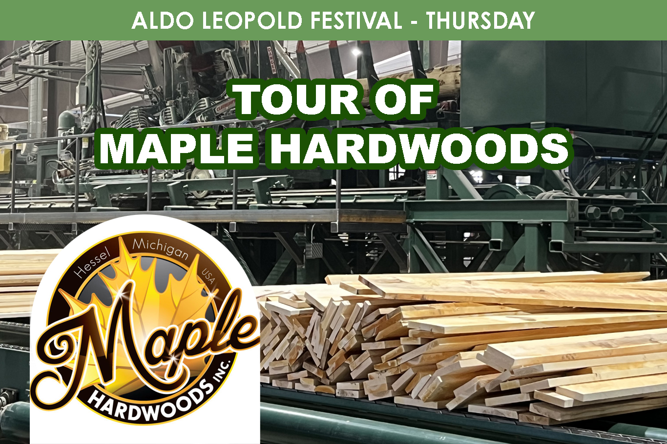 THURSDAY - Tour of Maple Hardwoods cover picture
