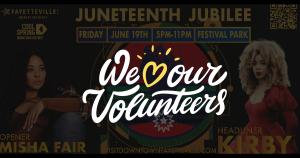 2026 Juneteenth Jubilee  Volunteer