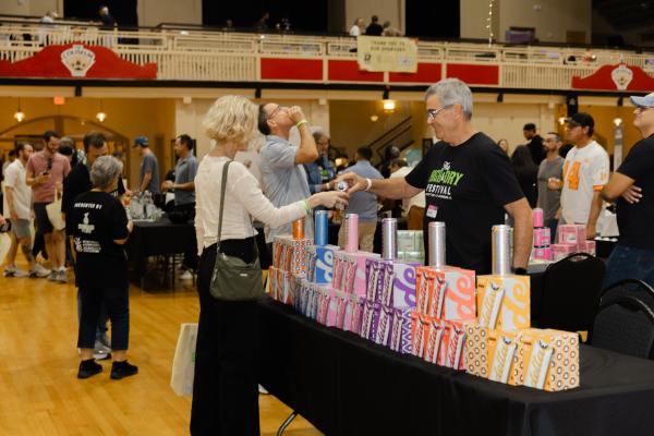 Beverage Sampling Table