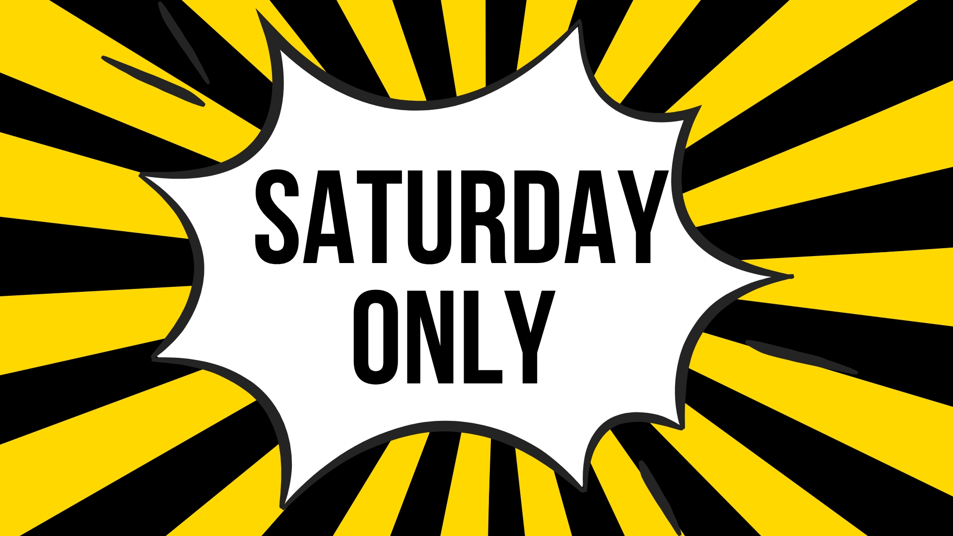 Saturday Only Ticket cover picture