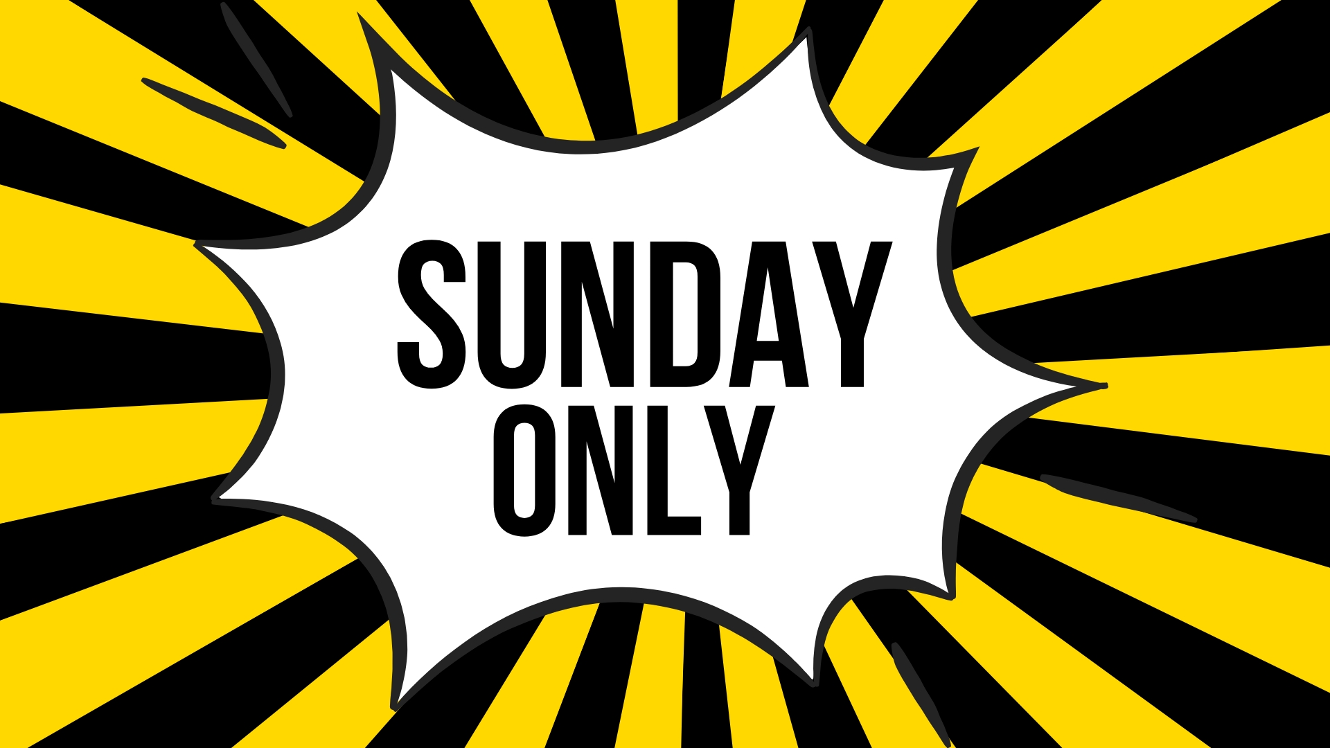 Sunday Only Ticket cover picture