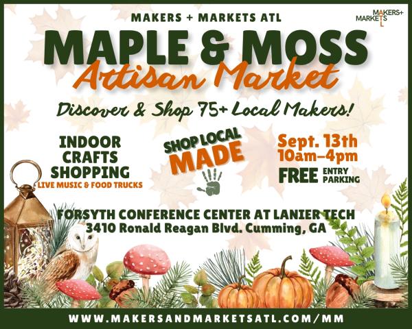 Maple & Moss Artisan Market by MMATL (Guest Vendor)