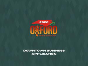 Downtown Business Application
