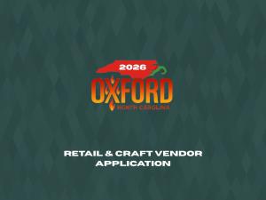 Retail & Craft Vendor