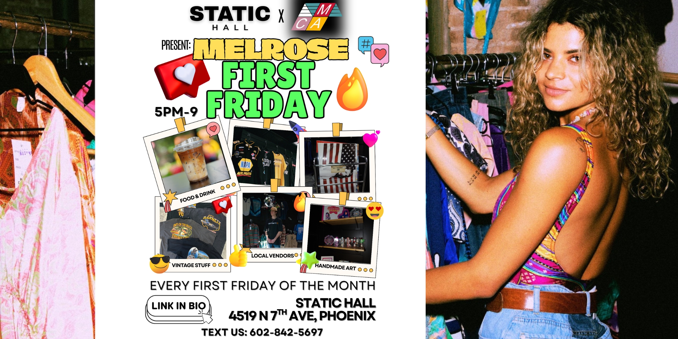 Melrose First Friday  Static Hall x Central Arts Market