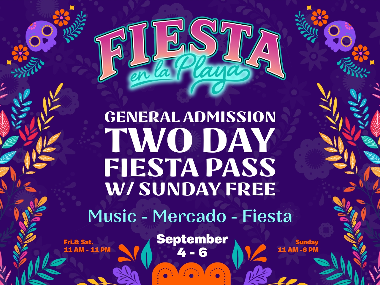 General Admission 2 Day Pass w/ Sunday Free cover picture